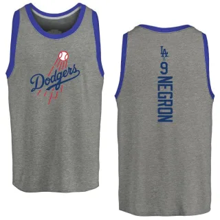 Men's Los Angeles Dodgers Kristopher Negron Ash Backer Tank Top