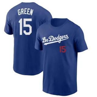 Men's Los Angeles Dodgers Shawn Green Green Royal 2022 City Connect T-Shirt