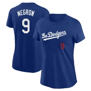 Women's Los Angeles Dodgers Kristopher Negron Royal 2022 City Connect T-Shirt