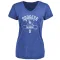 Women's Los Angeles Dodgers Kristopher Negron Royal Base Runner T-Shirt