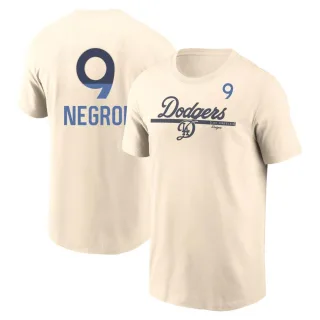 Youth Los Angeles Dodgers Kristopher Negron Cream 2024 City Connect Speed T-Shirt