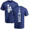 Youth Los Angeles Dodgers Kristopher Negron Royal Backer T-Shirt