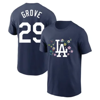 Youth Los Angeles Dodgers Michael Grove Navy Takashi Murakami T-Shirt