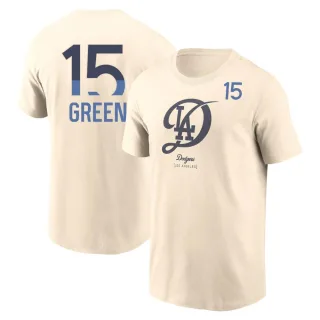 Youth Los Angeles Dodgers Shawn Green Green Cream 2024 City Connect T-Shirt